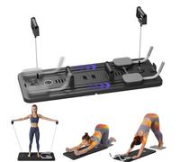 Lhanel - Juego de reformador de pilates plegable para pilates, equipo compacto para gimnasio en casa (A)