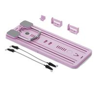 Lhanel - Juego de reformador de pilates, tabla reformadora de pilates plegable, tabla deslizante de pilates Lhanel (rosa)