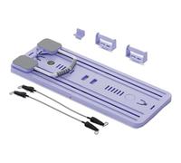 Lhanel - Juego de reformador de pilates, tabla reformadora de pilates plegable, tabla deslizante de pilates Lhanel (morado)