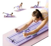 Lhanel - Juego de reformadores plegables de pilates - Tabla deslizante portátil de pilates para entrenamientos en casa (morado)