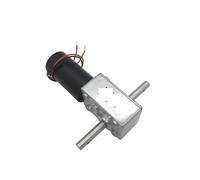LHAOEEEYG Doble eje de 33 mm de longitud 5840-31zy DC 12V 24V engranaje helicoidal electrónico paquete reductor de bloqueo automático H 12V 80rpm LHAOEEEYG