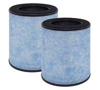 Lhari Filtro de repuesto DH-JH03, compatible con purificador de aire AROEVE modelo DH-JH03, en comparación con el filtro de aire AROEVE MK03, filtro HEPA verdadero de grado H13 4 en 1, paquete de 2