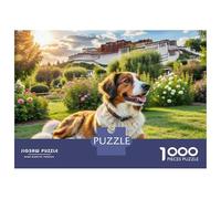 Lhasa Apso 1000 Piezas Cartulina Premium Rompecabezas DIY Loyal Dog Antiestrés Juego Creativo Rompecabezas para Adultos Y Niños 38x26cm/1000pcs