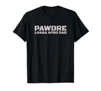 Lhasa Apso Dad Dog Lover Pet Owner Apparel Camiseta