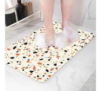 Lhayeu Alfombra de lufa de alta calidad con respaldo de goma antideslizante, alfombra extra gruesa para interiores, para entradas, pasillos y oficinas en casa, 50 x 100 cm