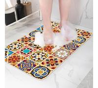 Lhayeu Alfombra de lufa de alta calidad con respaldo de goma antideslizante, alfombra extra gruesa para interiores, para entradas, pasillos y oficinas en casa, 50 x 100 cm