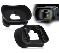 Lhbwhiz Paquete de 2 oculares, Visor de cámara Ocular de Silicona y ABS, se Adapta a los Ojos, sin Fugas de luz Cuando se USA, la cámara Compatible con Ni-kon Z7 Z7II Z6 Z6II Z5 (Negro)