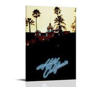 LHCCHL Póster de paisaje de Hotel California-EaglesPhoto para decoración del hogar y la oficina, póster decorativo de papel para pared, decoración familiar moderna, baño, estilo marco de 60 x 90 cm