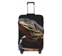 LHCVSFGW Funda de equipaje de viaje, protector de maleta de reptil, protector de maleta de lagarto, elástico, lavable, antiarañazos, protector de equipaje grueso para equipaje de 18 a 32 pulgadas,