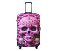 LHCVSFGW Funda de equipaje de viaje, protector de maleta, elástico, lavable, antiarañazos, protector de equipaje grueso para equipaje de 18 a 32 pulgadas, Black, XL