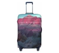LHCVSFGW Funda para equipaje de viaje, protector de maleta del Gran Cañón, elástica, lavable, antiarañazos, protector de equipaje grueso para equipaje de 18 a 32 pulgadas, Black, M