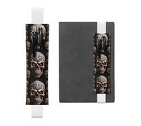 LHCVSFGW Portalápices elástico para cuaderno, marcapáginas, portalápices de piel sintética con banda ajustable, funda para bolígrafo, estuche para lápices, estuche para planificadores, carpetas y