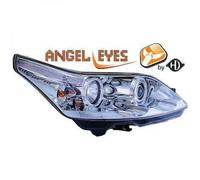 LHD Faros Proyectores Par Angel Eyes Claro Cromo para Citroën C4 2004-09