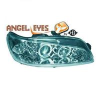 LHD Faros Proyectores Par Angel Eyes Claro Cromo para Peugeot 306 II 97-01