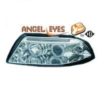 LHD Faros Proyectores Par Angel Eyes Claro Cromo Para VW Passat Typ3BG 00-05