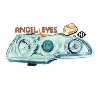 LHD Faros Proyectores Par Angel Eyes Claro para Vauxhall Astra F 91-97