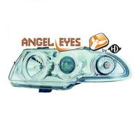 LHD Faros Proyectores Par Angel Eyes Claro para Vauxhall Astra F 91-97