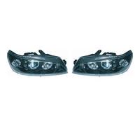 LHD Faros Proyectores Par Angel Eyes Transparente Negro Peugeot 306 II 1997-01