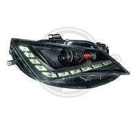 LHD Faros Proyectores Par LED Dragon Transparente Negro para Seat Ibiza 12-On