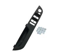 LHD Interior Lado Izquierdo Conductor Para 3 Para La Serie E90 E91 316 318 320 325 328i Reemplazo Panel Cubierta Interruptor Ventana Reposabrazos Interruptor elevalunas eléctrico(37.5 Low-end Black)