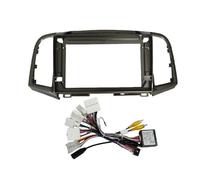 LHD Marco De 9 Pulgadas para Radio De Coche Android Estéreo Unidad Principal 2 DIN Panel Embellecedor para Salpicadero para Toyota para VENZA 2011(Frame Cable canbus)