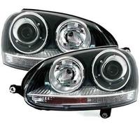 LHD Proyector Negro R32 Gti Estilo Faros Para VW Volkswagen Golf Mk5V 05-09