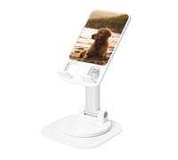 LHDGBNV Retriever - Soporte para teléfono celular, ángulo de altura ajustable, giratorio de 360°, portátil, plegable, accesorios de oficina, compatible con todos los teléfonos móviles y tabletas