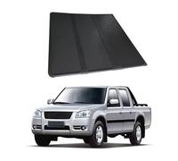 Lhdktee Cubiertas Carga Cubiertas Rígidas Plegables Tres Pliegues para Caja Camioneta para Tundra 5,5 Pies, Accesorios Aleación Metal Maletero Trasero Estante Cortina