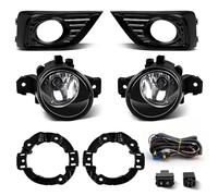 Lhdktee Faros 2 Faros Antiniebla Para Parachoques Delantero De Coche Luces Diurnas DRL Halógenas Con Marco Cables Y Relé Para Nissan (marzo 2021 2022) Faro Principal