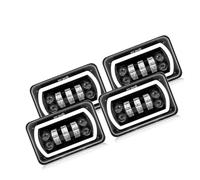 Lhdktee Faros 4 Faros LED De X 6 Pulgadas 90 W 12 V 24 Con Luces Circulación Diurna Para Chevrolet Para Camaro Cavalier El Camino Monte Carlo Faro Principal