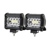 Lhdktee Faros antiniebla Faros LED Trabajo 4 Pulgadas Todoterrenos Para Jeep Todoterrenos, Camiones, Remolques Barcos Faros antiniebla(2 Pcs-Aluminium)