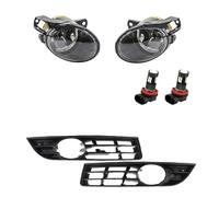 Lhdktee Faros Antiniebla Luces Antiniebla Para VW Para Passat B6 2006-2011 Faros Delanteros LED Lámpara Halógena Cubierta Accesorios Conducción(LED and Covers)
