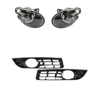 Lhdktee Faros Antiniebla Luces Antiniebla Para VW Para Passat B6 2006-2011 Faros Delanteros LED Lámpara Halógena Cubierta Accesorios Conducción(Halogen and Covers)