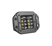 Lhdktee Faros Barra De Luz LED Obra Montaje Empotrado 2x5 todoterreno 12V 24V 40W Haz Luces Faro Para Coche Camión Atv Para Jeep Faro Principal