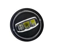 Lhdktee Faros Faro Led De 7 Pulgadas Para Coche Luz Giro Ámbar DRL Halo Para Nissan Para Patrol Y60 Safari Faro Principal