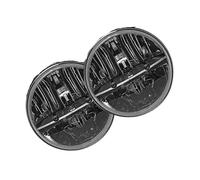 Lhdktee Faros Faro LED Redondo H4 De 7 Pulgadas Faros Delanteros Redondos Haz Alto/bajo 6000K Para Lada Niva 4x4 Faro Principal