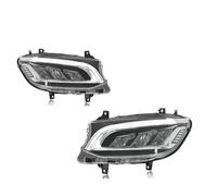 Lhdktee Faros Faros De Coche LED Conjunto Delanteros Kit Lentes Proyector Para Benz Para Sprinter W907 2019 2020 2021 2022 2023 Faro Principal