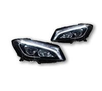 Lhdktee Faros Faros Delanteros De Estilo Coche Lámpara Cabeza Proyector LED DRL Para Benz W205 C180 C200 C260 C300 2014 2015 2016 2017 2018 2019 2020 Faro Principal