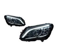 Lhdktee Faros Faros Delanteros De Estilo Coche Lámpara Cabeza Proyector LED DRL Para Benz W205 C180 C200 C260 C300 2014 2015 2016 2017 2018 2019 2020 Faro Principal