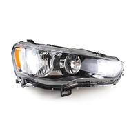 Lhdktee Faros Faros Delanteros De Xenón HID Con Luz Señal Giro A La Izquierda Sin Balastro Para Mitsubishi Para Lancer Evo 10 Fortis GT CX CY CZ 2007-2019 Faro Principal