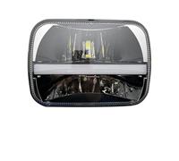 Lhdktee Faros Faros Delanteros LED Cuadrados De 7" X 6" Y 5" H4 Para GMC Savana 3500 2500 1500 Safari K3500 K2500 K1500 C2500 C1500 Para Suburban Faro Principal