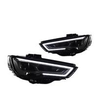 Lhdktee Faros Faros Delanteros LED Para Coche Proyector Lente DRL Accesorios Para A3 8V 2014-2016 Faro Principal