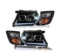 Lhdktee Faros Juego De Faros Delanteros LED Coche Para Nissan Para Patrol Safari Y61 (1999 2000 2001 2002 2003 26010-VC325 26060-VC325) Faro Principal