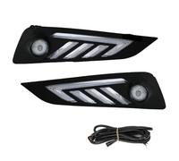 Lhdktee Faros Luces LED De Circulación Diurna 12 V, Antiniebla, Intermitentes, Blancas, Amarillas Y Azules, Accesorios Para MG MG6 2021-2022 Faro Principal