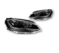 Lhdktee Faros Para VW Para Golf 7 MK7 2013 2014 2015 2016 Car Styling LED Faros DRL Señal Dinámica Delanteros Proyector Accesorios Faro Principal