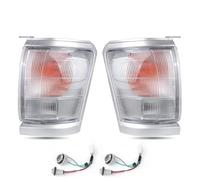 Lhdktee Freno Carcasa Para Toyota Para Hilux 1997 1998 1999 2000 2001 Indicador Parachoques Delantero Faro Lateral Luz Señal Giro Esquina Ancha(2pcs Left and Right)
