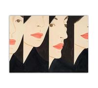LHHJF LJHFA Alex Katz Póster Vintage Cara Lienzo Pintura Alex Katz Mujer Arte de pared e impresiones Imagen moderna para decoración de hogar de sala de estar 50x70cmx1 Sin marco