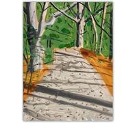 LHHJF LJHFA Alex Katz Retro Poster Cartoon Canvas Painting Picture Abstract landscape Wall Art Alex Katz Prints For Home Living Room Decor 50x70cmx1 Sin marco