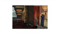 LHHJF LJHFA Cartel Vintage de Edward Hopper Vida Pintura de Lienzo paisajístico Arte Mural y Grabados Edward Hopper Imagen de decoración Moderna del hogar 50x70cm Sin Marco