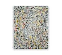 LHHJF LJHFA Expresionismo Jackson Pollock Póster Arte Abstracto de Pared Jackson Pollock Pintura en Lienzo e Impresiones Nórdico Decoración del hogar Cuadro de Pared 50x70cm Sin Marco